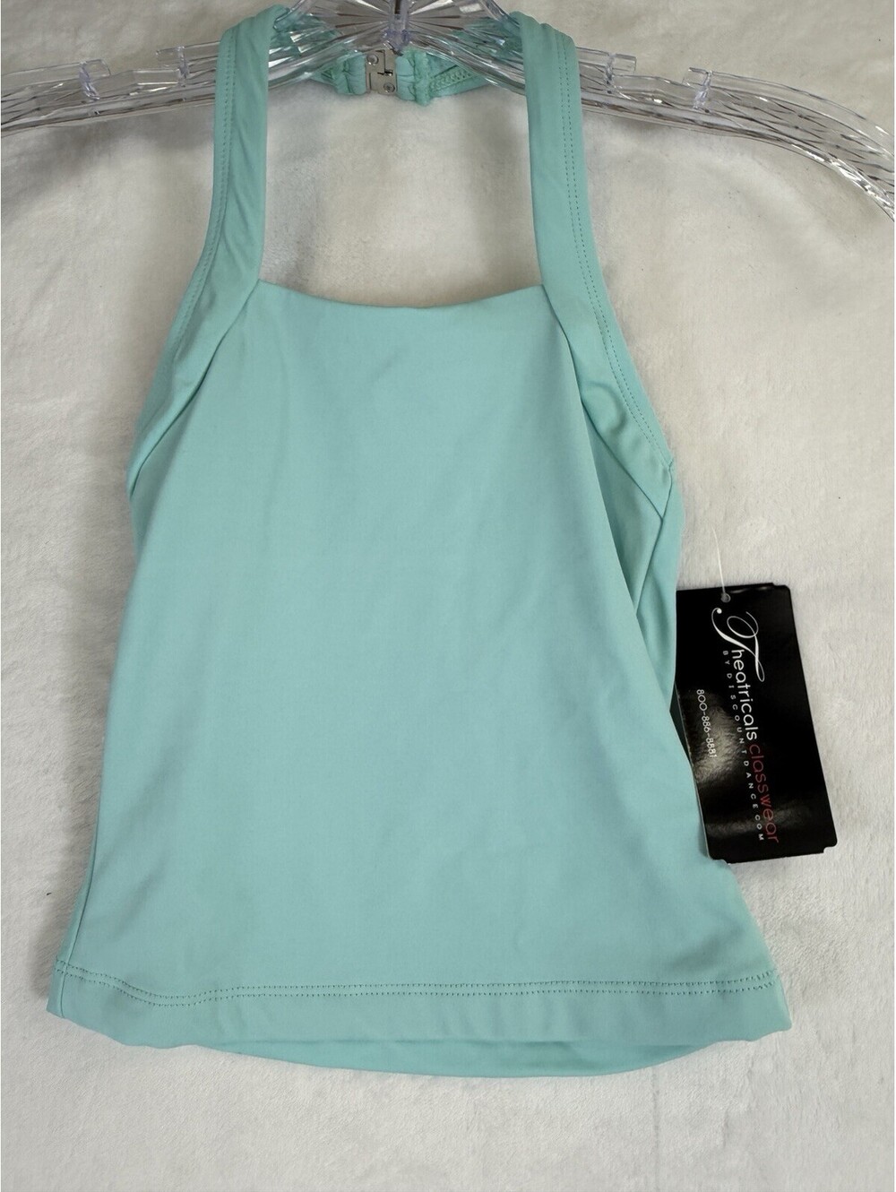 Dance Halter Crop Top SC Girls 7 8 Theatricals Leotard Dancewear New NWT
